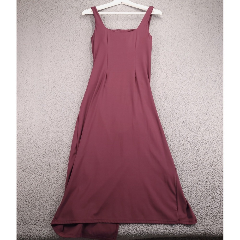 HALARA Dress Size SMALL SoftlyZero Airy Midi Square Neck Corset Split Fig - Picture 16 of 16